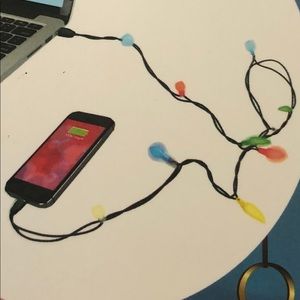 Merry iPhone Christmas LED Lights Charger New